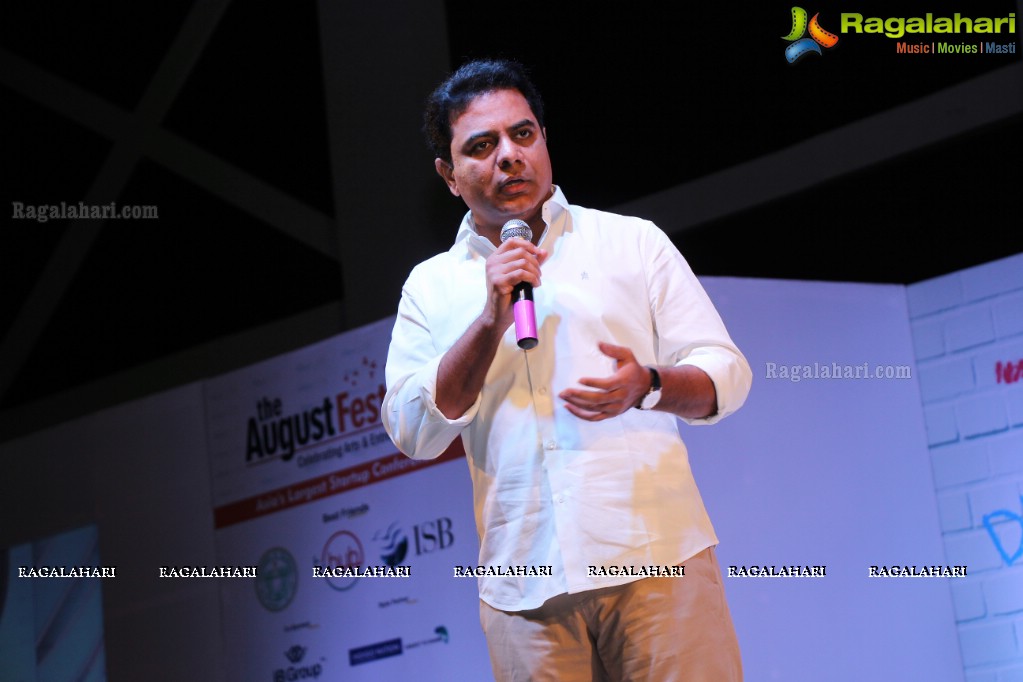 KTR inaugurates The August Fest - India's Largest Startup Conference, Hyderabad