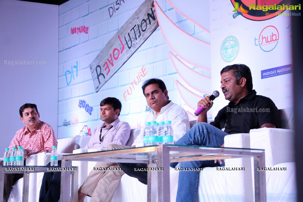 KTR inaugurates The August Fest - India's Largest Startup Conference, Hyderabad