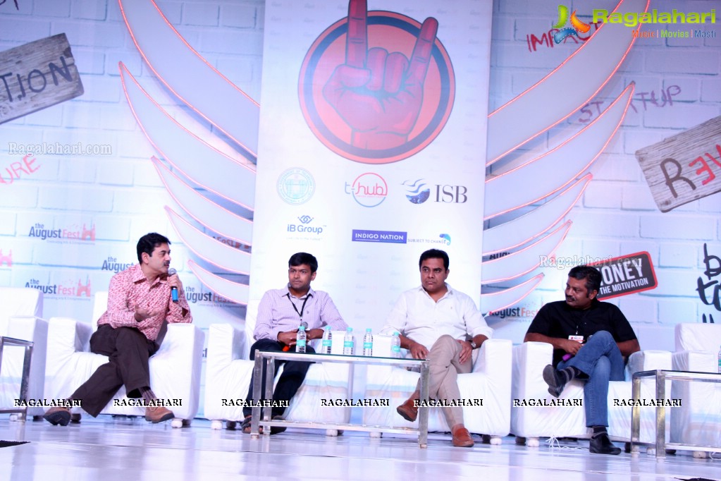 KTR inaugurates The August Fest - India's Largest Startup Conference, Hyderabad