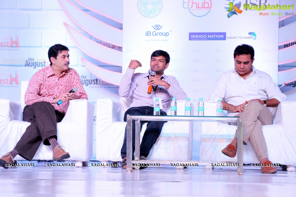 KTR inaugurates The August Fest - India's Largest Startup Conference, Hyderabad