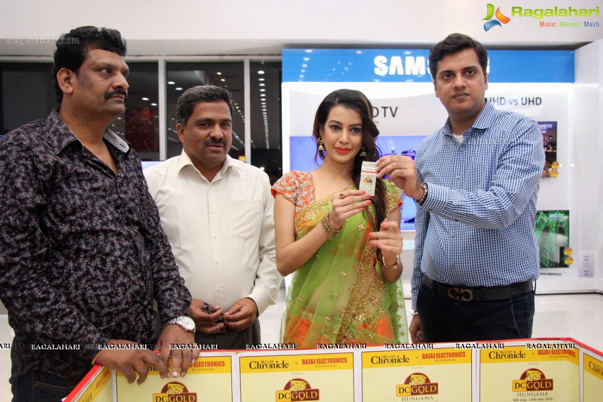 Diksha Panth announces winners of Bajaj Electronics 1 KG Gold Bumper Draw