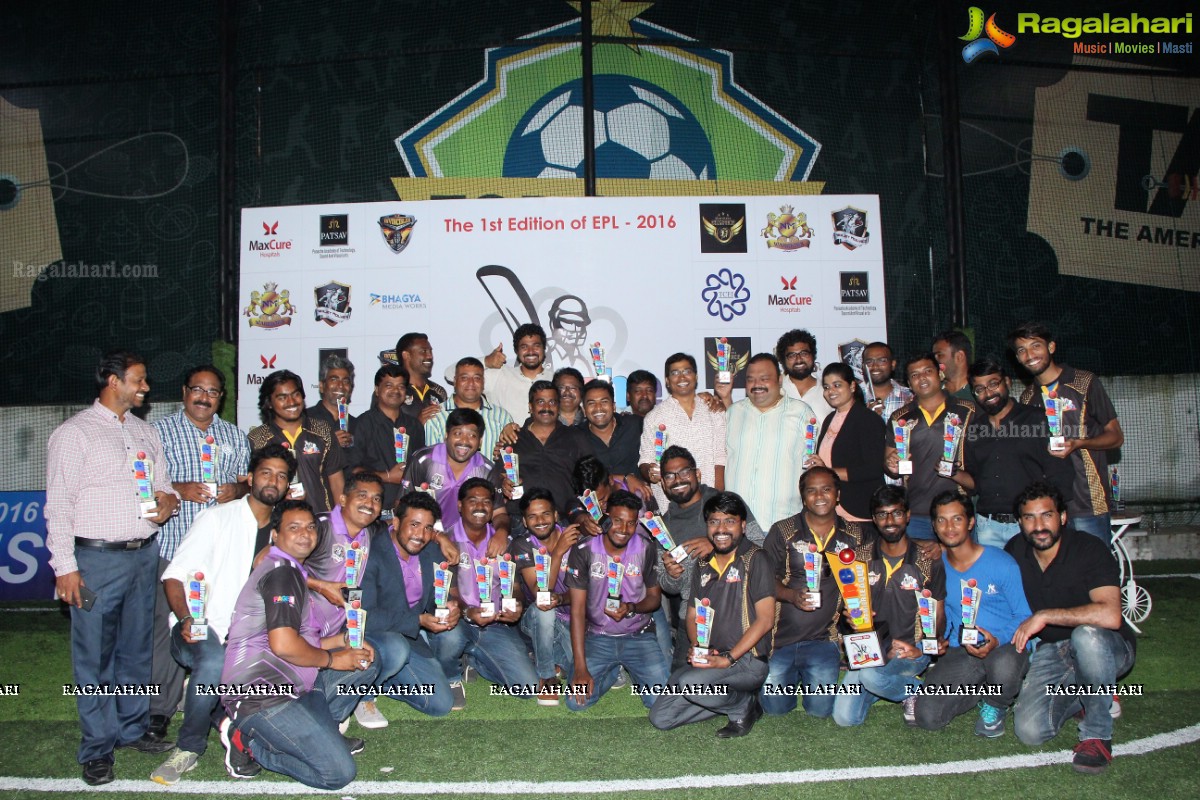 Telangana Chamber of Events Industry (TCEI) Prize Distribution of The First Season E Cube Premiere League at Tag, The American Grill