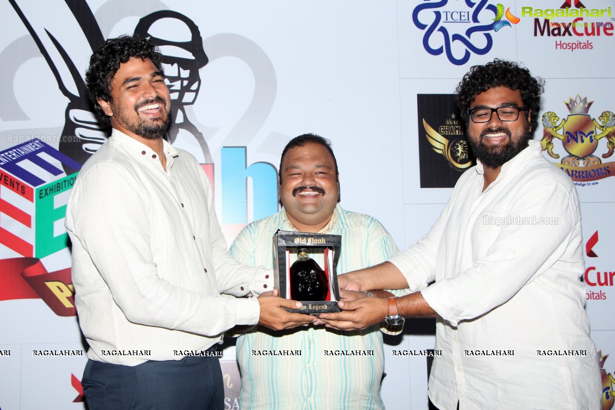 Telangana Chamber of Events Industry (TCEI) Prize Distribution of The First Season E Cube Premiere League at Tag, The American Grill