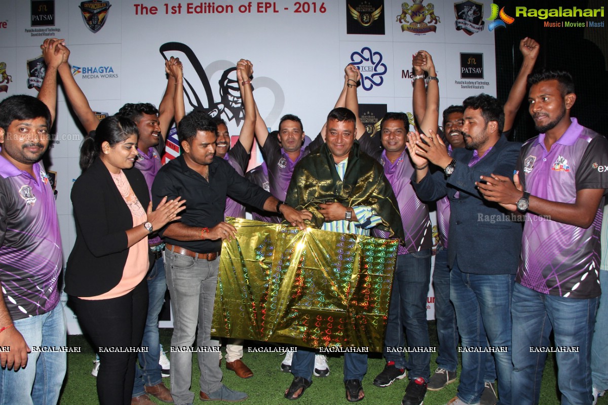 Telangana Chamber of Events Industry (TCEI) Prize Distribution of The First Season E Cube Premiere League at Tag, The American Grill