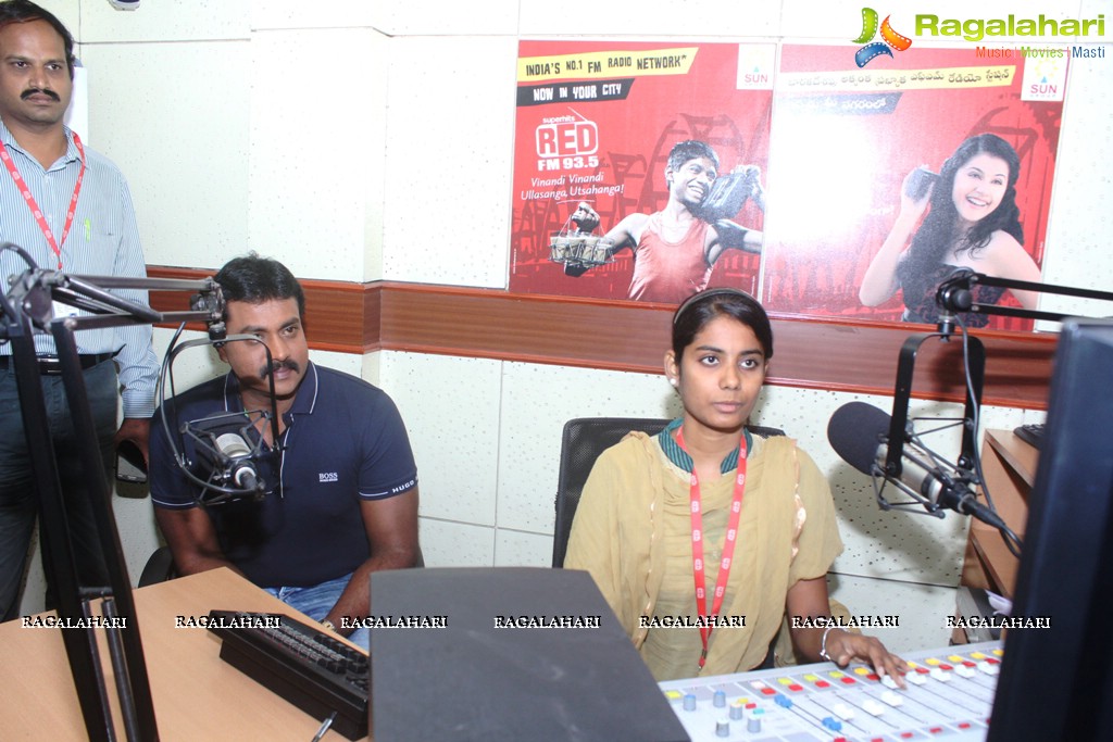 Eedu Gold Ehe Team at RED FM, Rajahmundry