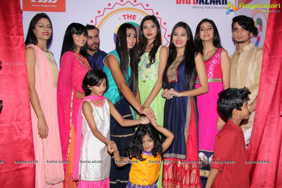 Glittering Fashion Show at Big Bazaar, Hyderabad