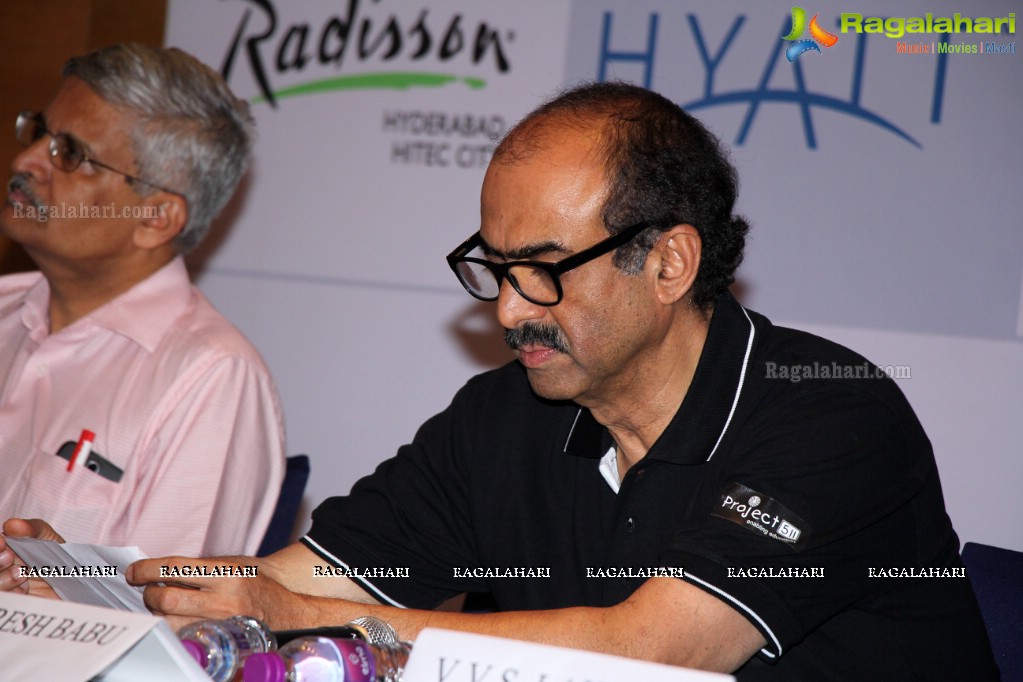 Project 511 Food For Change Charity Event Press Meet at Hotel Marigold, Hyderabad