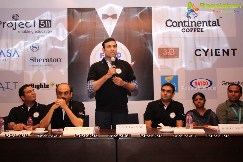 Project 511 Food For Change Charity Event Press Meet at Hotel Marigold, Hyderabad