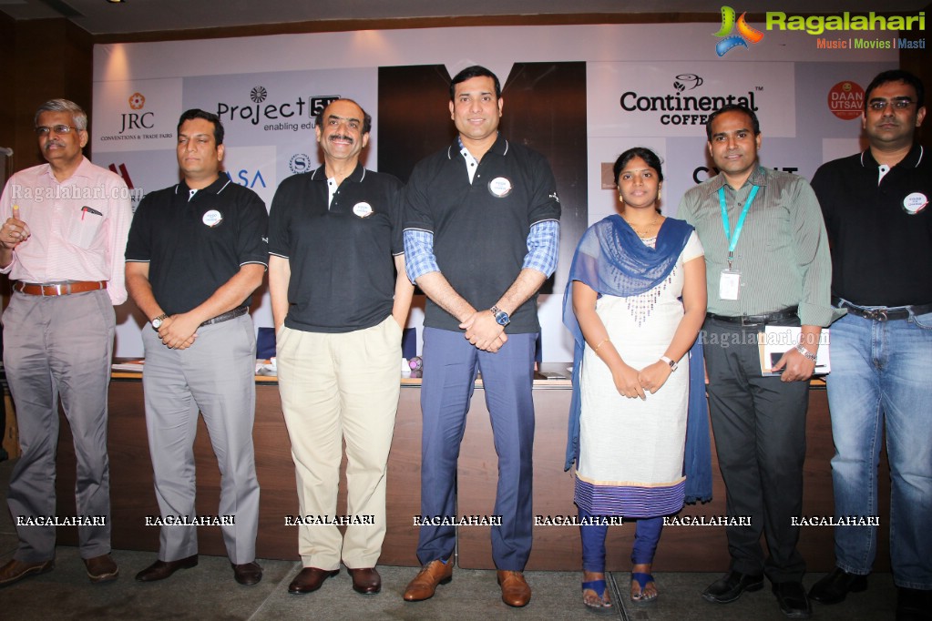 Project 511 Food For Change Charity Event Press Meet at Hotel Marigold, Hyderabad