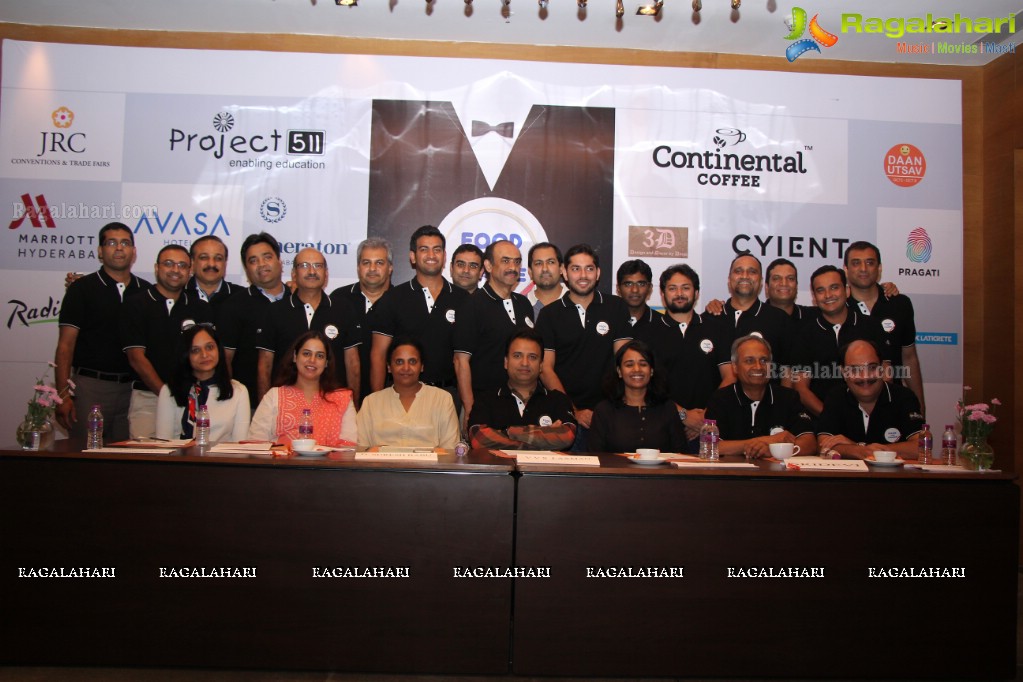 Project 511 Food For Change Charity Event Press Meet at Hotel Marigold, Hyderabad