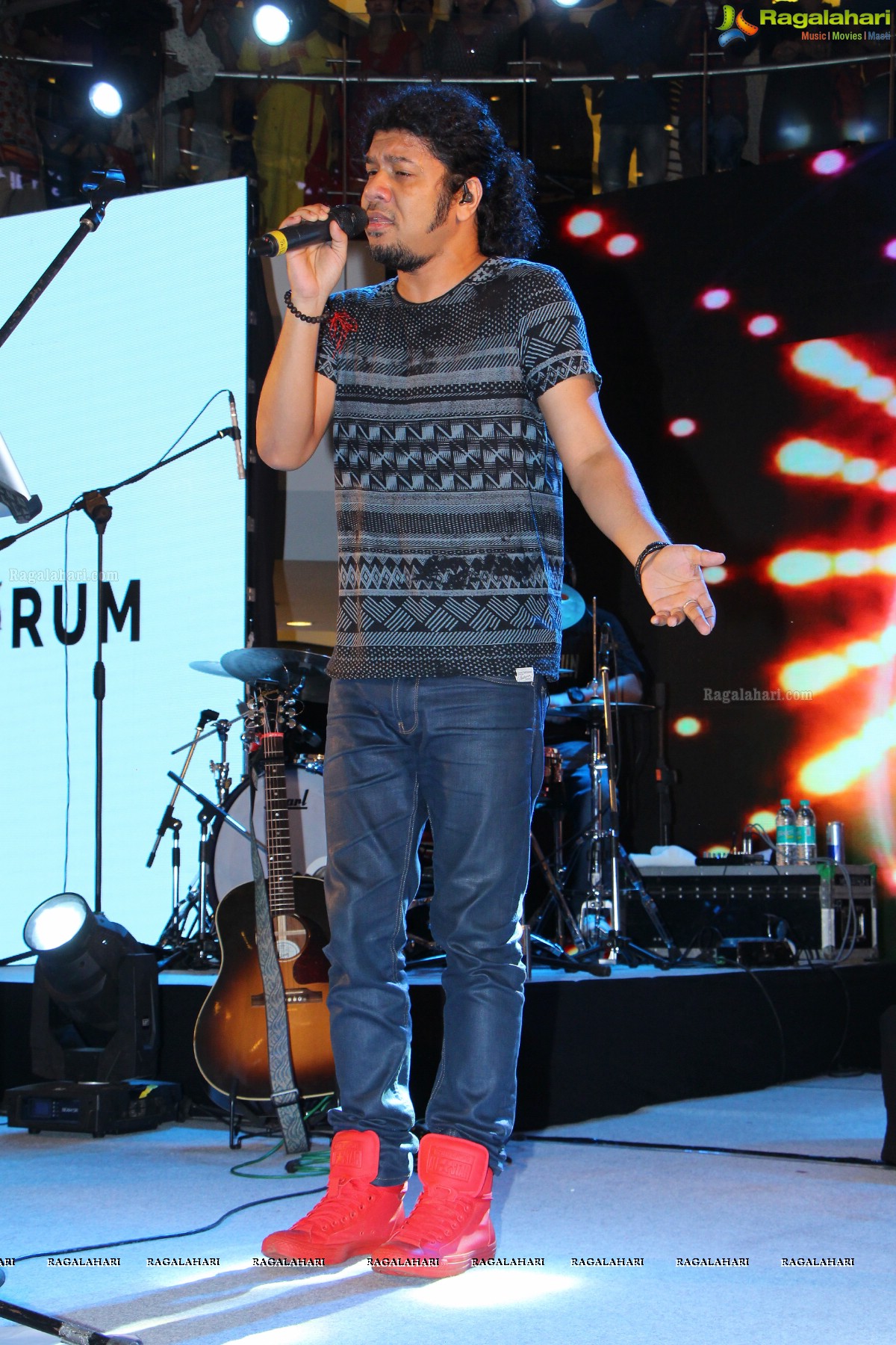 Forum Rocks Live - A Concert by Papon (Angaraag Mahanta) and his band East India Company at Forum Sujana Mall, Hyderabad