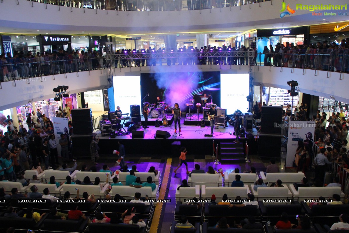 Forum Rocks Live - A Concert by Papon (Angaraag Mahanta) and his band East India Company at Forum Sujana Mall, Hyderabad