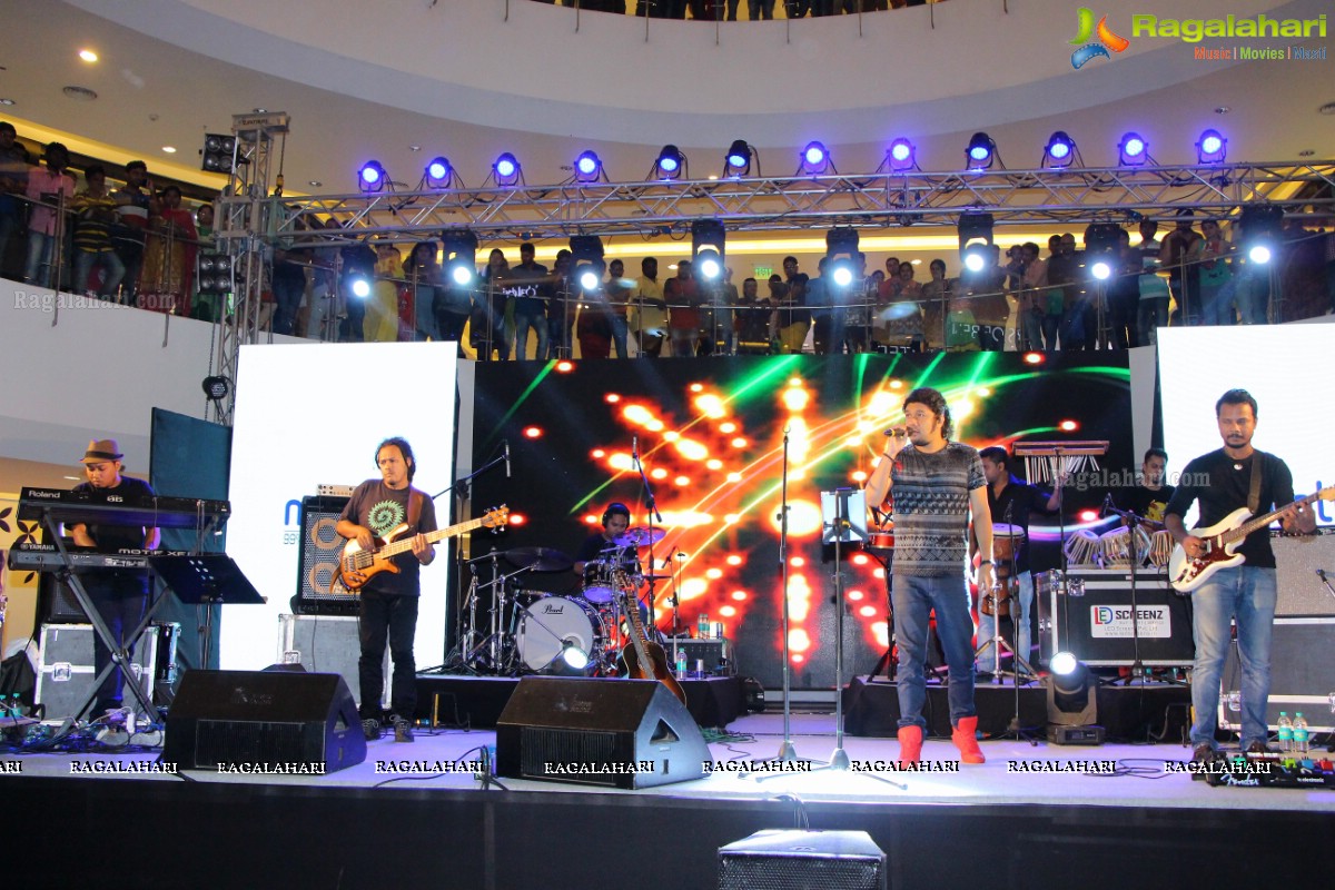 Forum Rocks Live - A Concert by Papon (Angaraag Mahanta) and his band East India Company at Forum Sujana Mall, Hyderabad