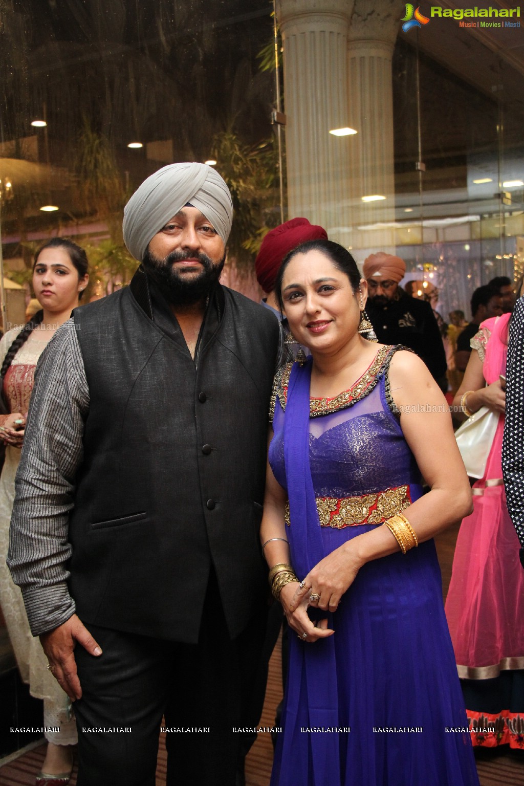 The Ring Ceremony of Gupreet Singh and Ishmeet Kaur at Classic Garden, Secunderabad