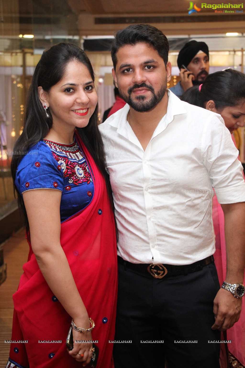 The Ring Ceremony of Gupreet Singh and Ishmeet Kaur at Classic Garden, Secunderabad