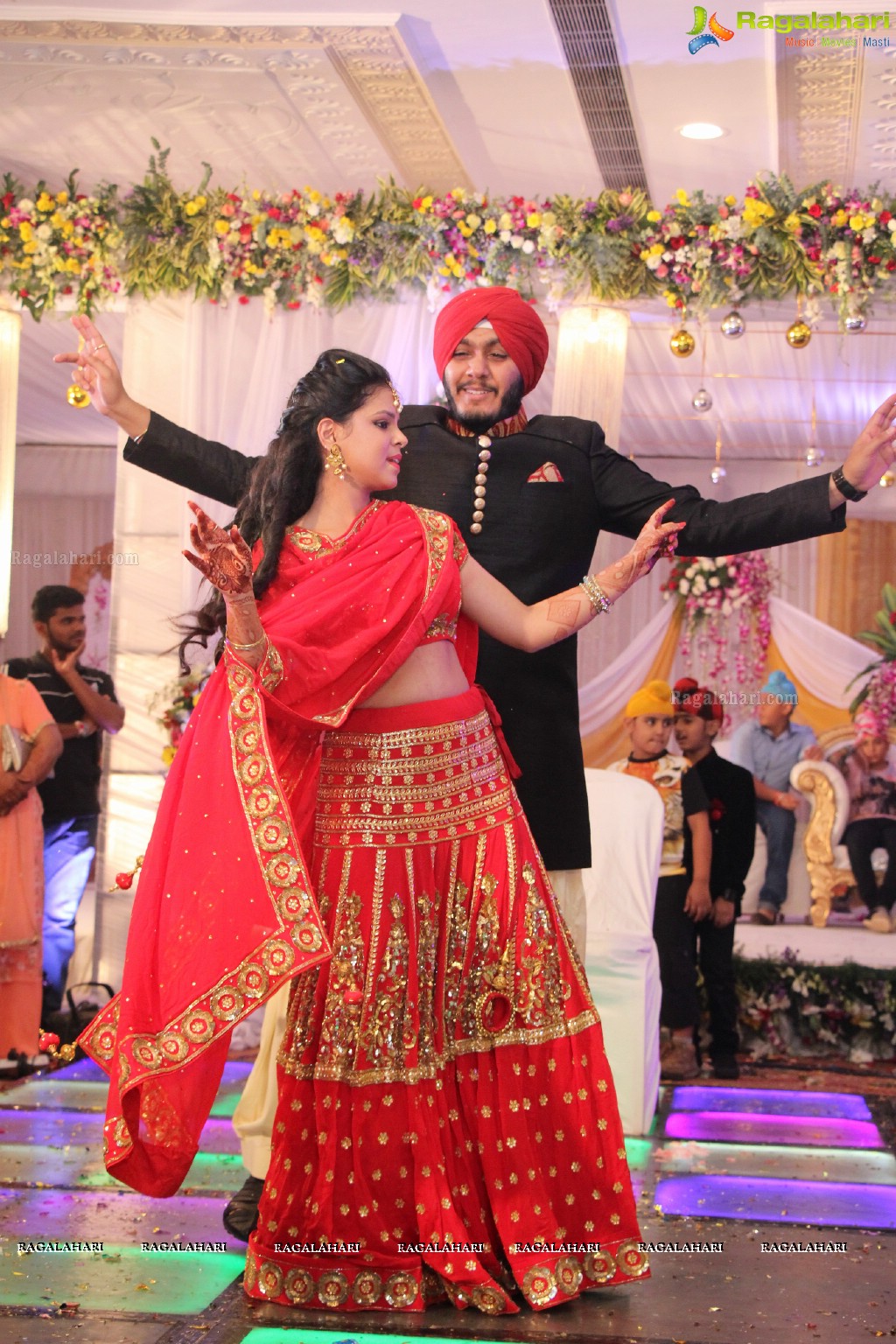 The Ring Ceremony of Gupreet Singh and Ishmeet Kaur at Classic Garden, Secunderabad