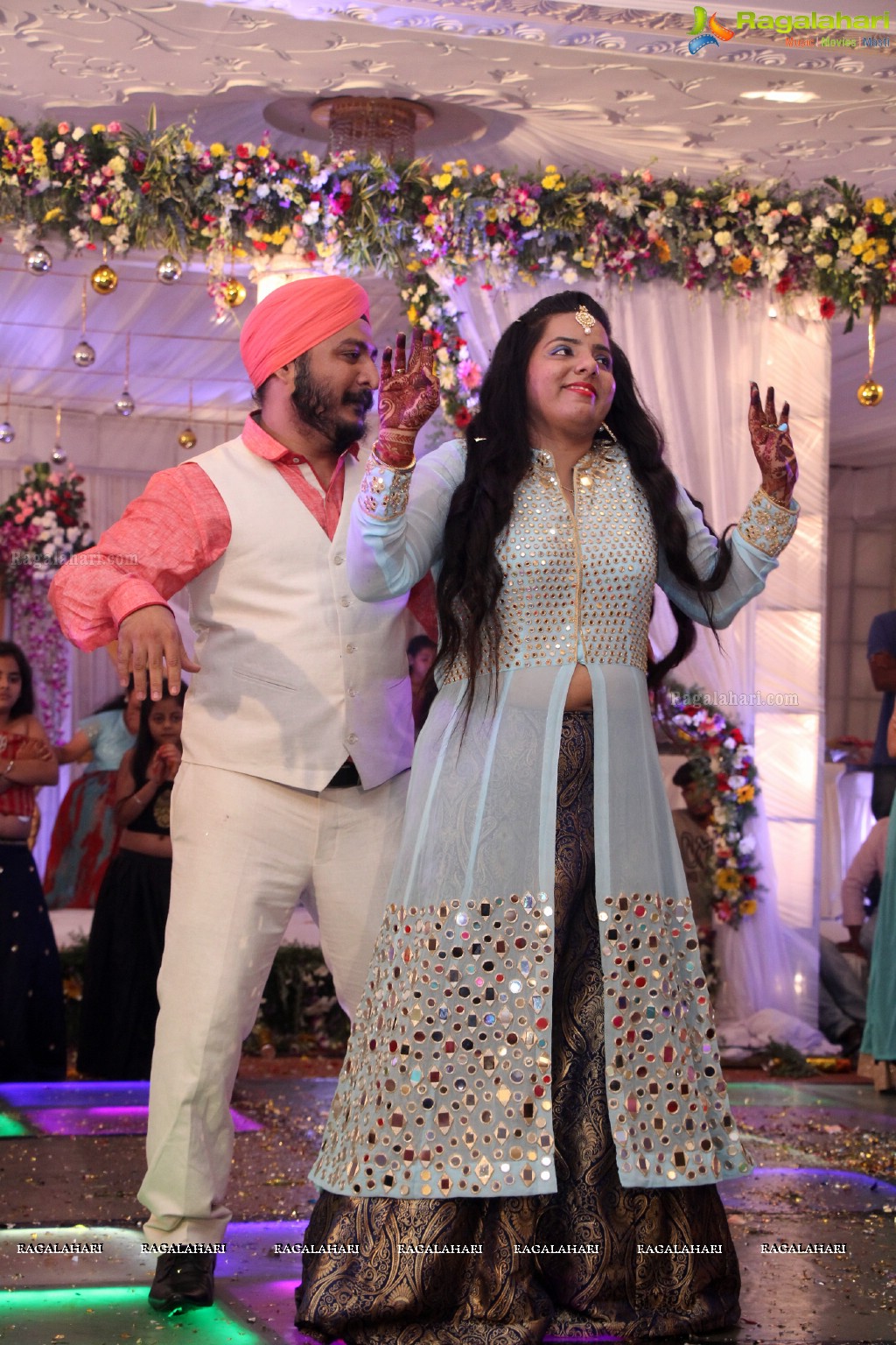 The Ring Ceremony of Gupreet Singh and Ishmeet Kaur at Classic Garden, Secunderabad