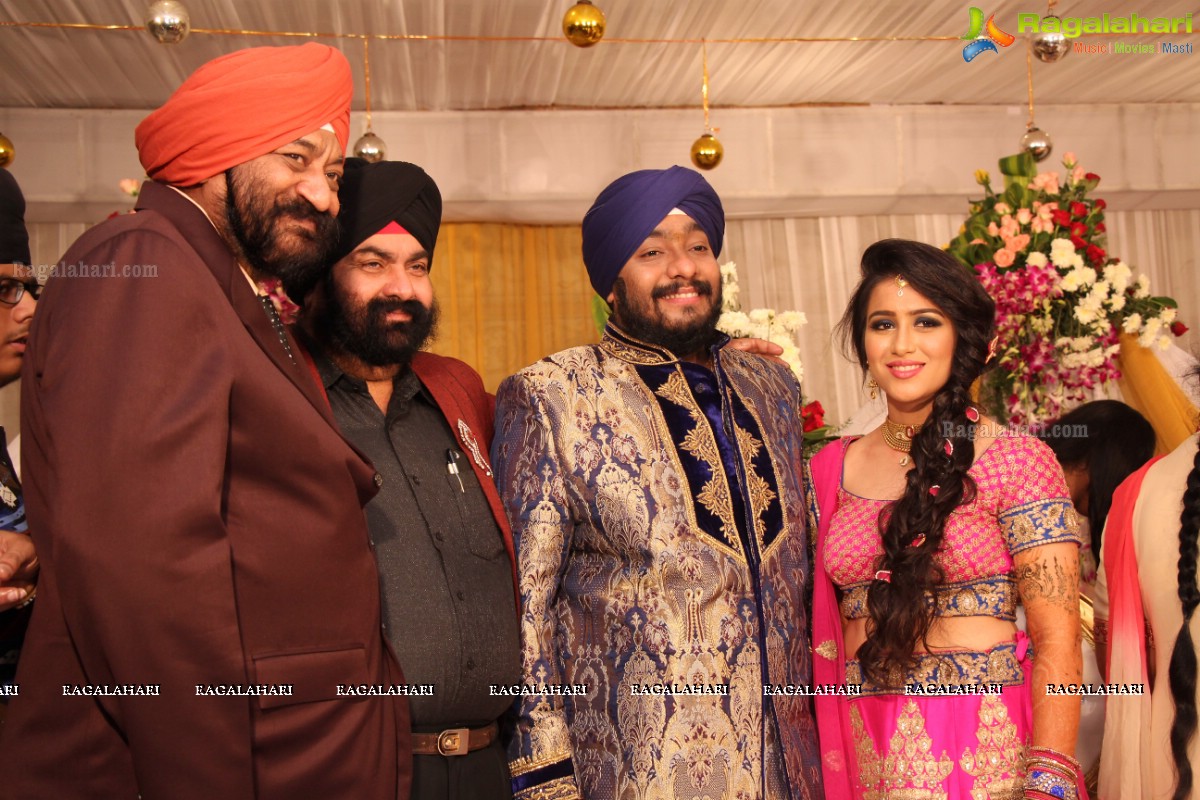 The Ring Ceremony of Gupreet Singh and Ishmeet Kaur at Classic Garden, Secunderabad