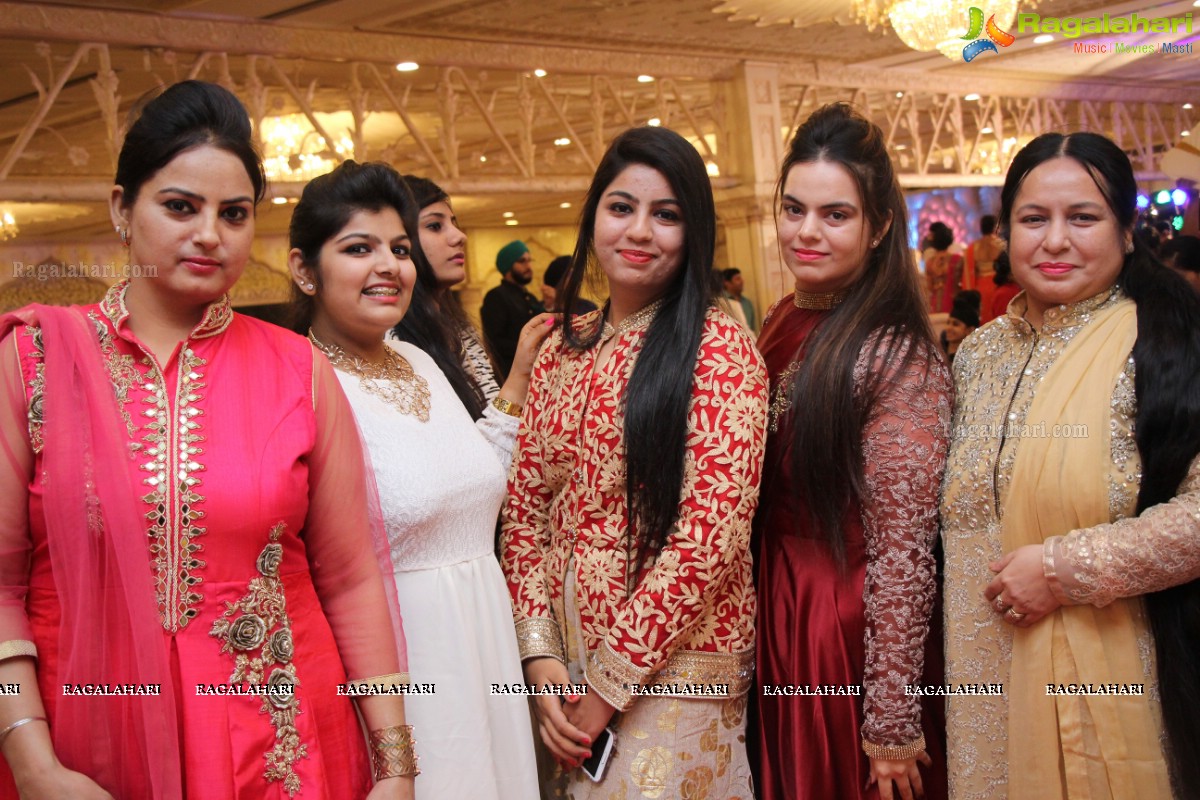 The Ring Ceremony of Gupreet Singh and Ishmeet Kaur at Classic Garden, Secunderabad