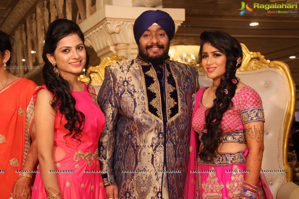 The Ring Ceremony of Gupreet Singh and Ishmeet Kaur at Classic Garden, Secunderabad