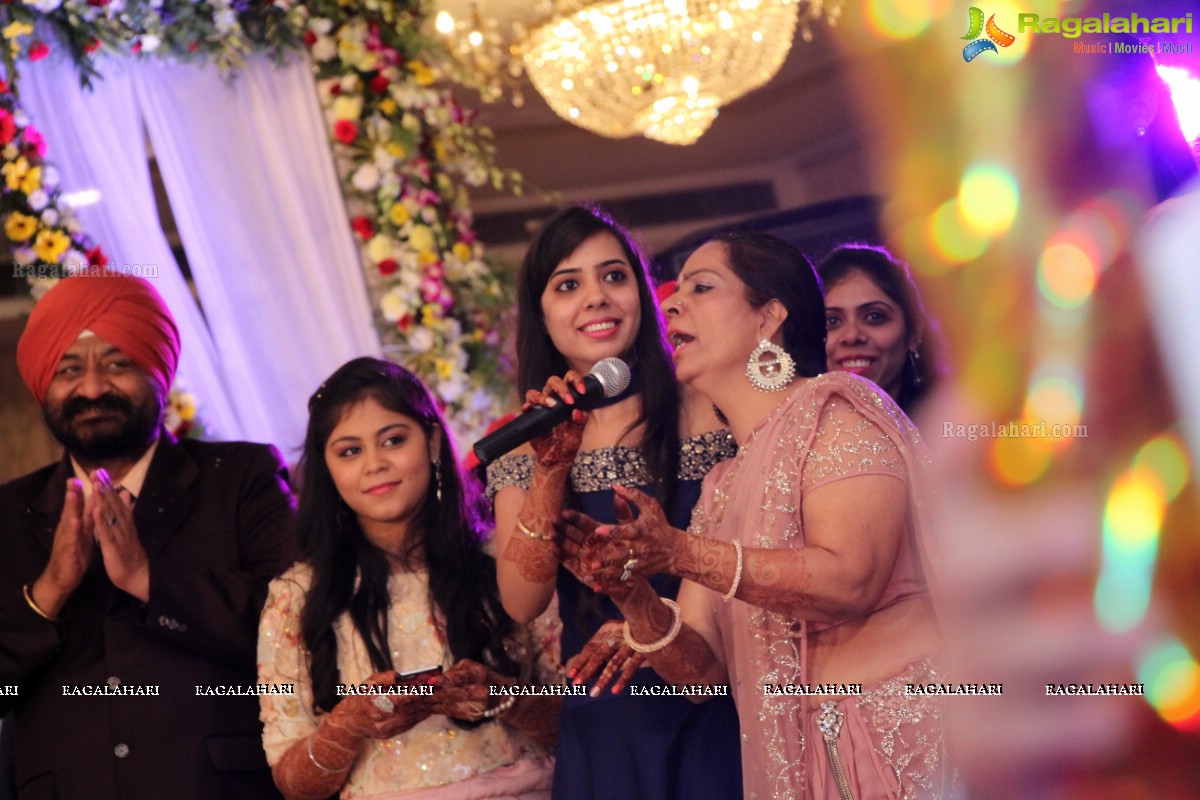 The Ring Ceremony of Gupreet Singh and Ishmeet Kaur at Classic Garden, Secunderabad