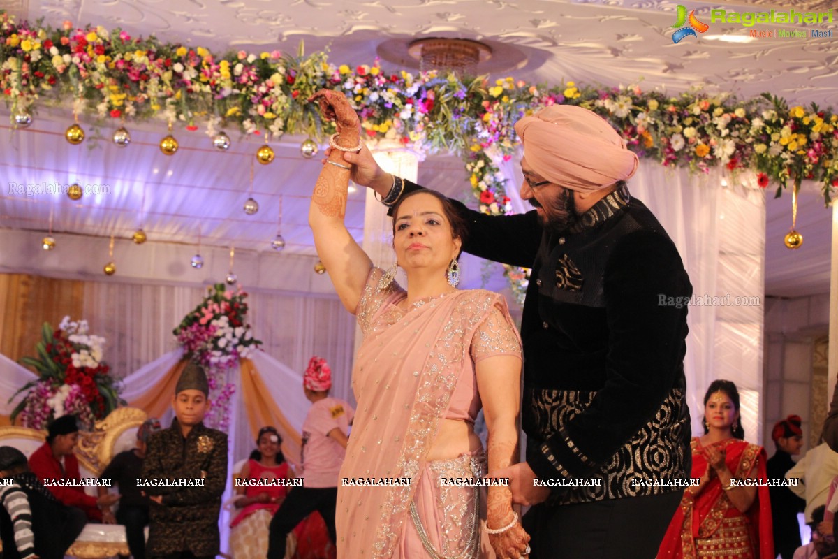 The Ring Ceremony of Gupreet Singh and Ishmeet Kaur at Classic Garden, Secunderabad