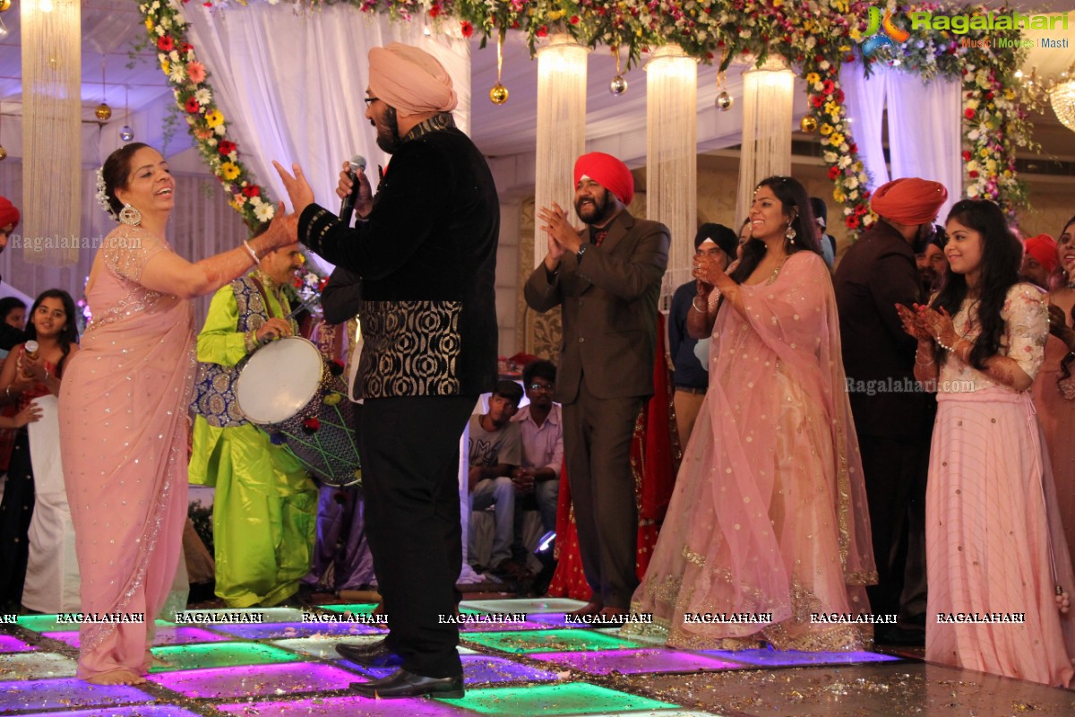 The Ring Ceremony of Gupreet Singh and Ishmeet Kaur at Classic Garden, Secunderabad