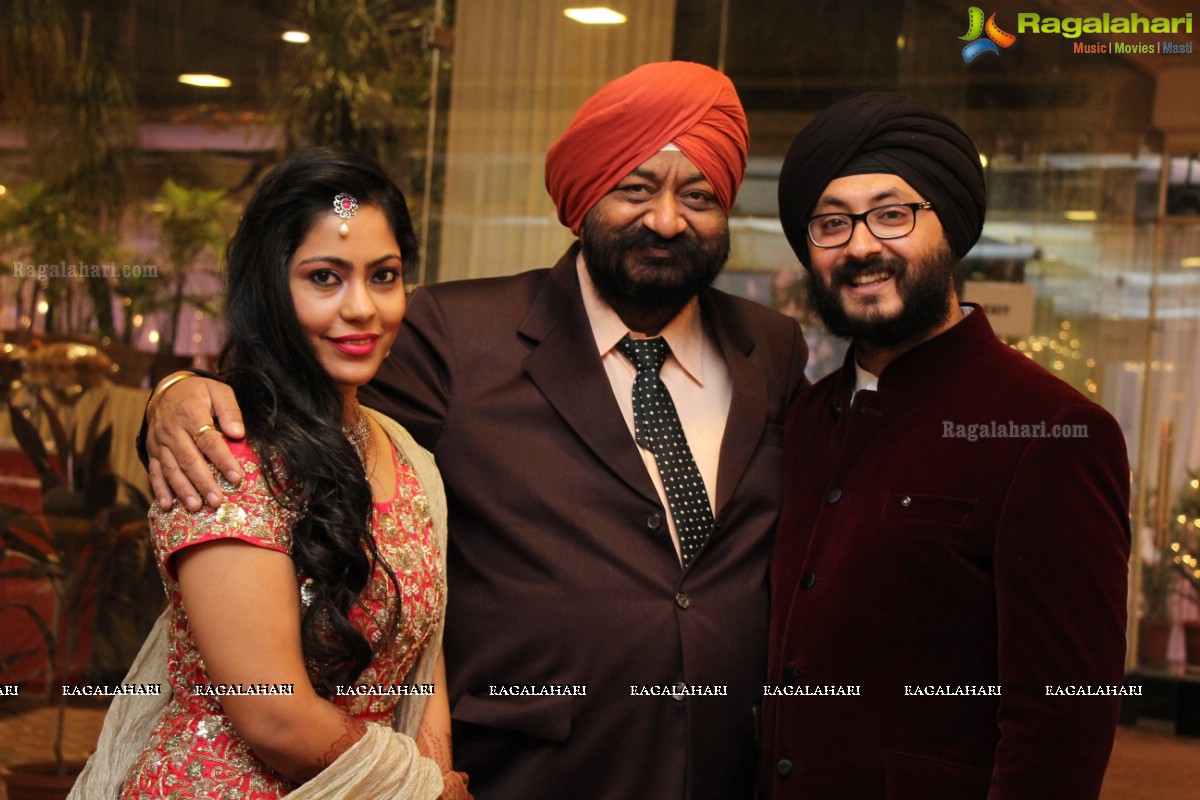 The Ring Ceremony of Gupreet Singh and Ishmeet Kaur at Classic Garden, Secunderabad