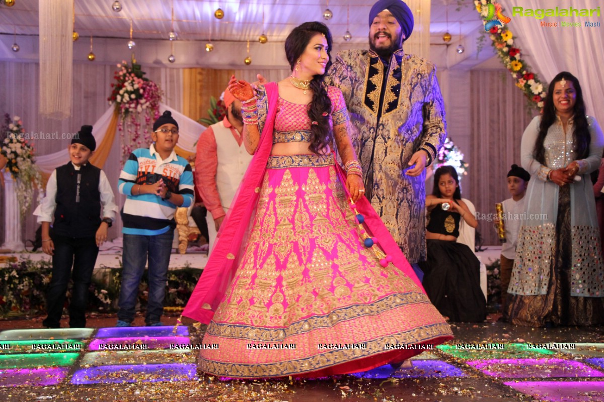 The Ring Ceremony of Gupreet Singh and Ishmeet Kaur at Classic Garden, Secunderabad