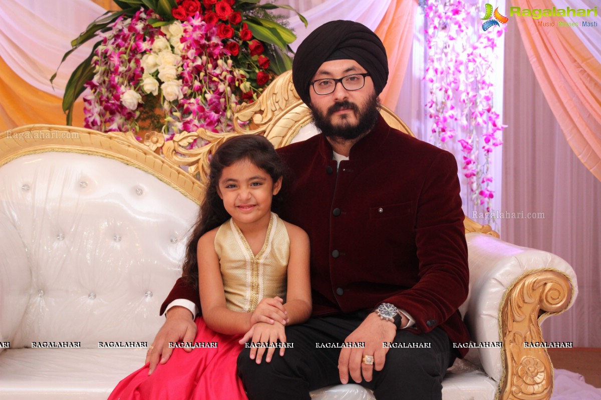 The Ring Ceremony of Gupreet Singh and Ishmeet Kaur at Classic Garden, Secunderabad