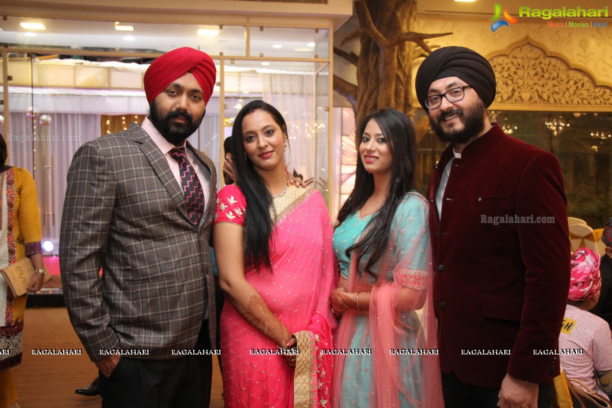 The Ring Ceremony of Gupreet Singh and Ishmeet Kaur at Classic Garden, Secunderabad