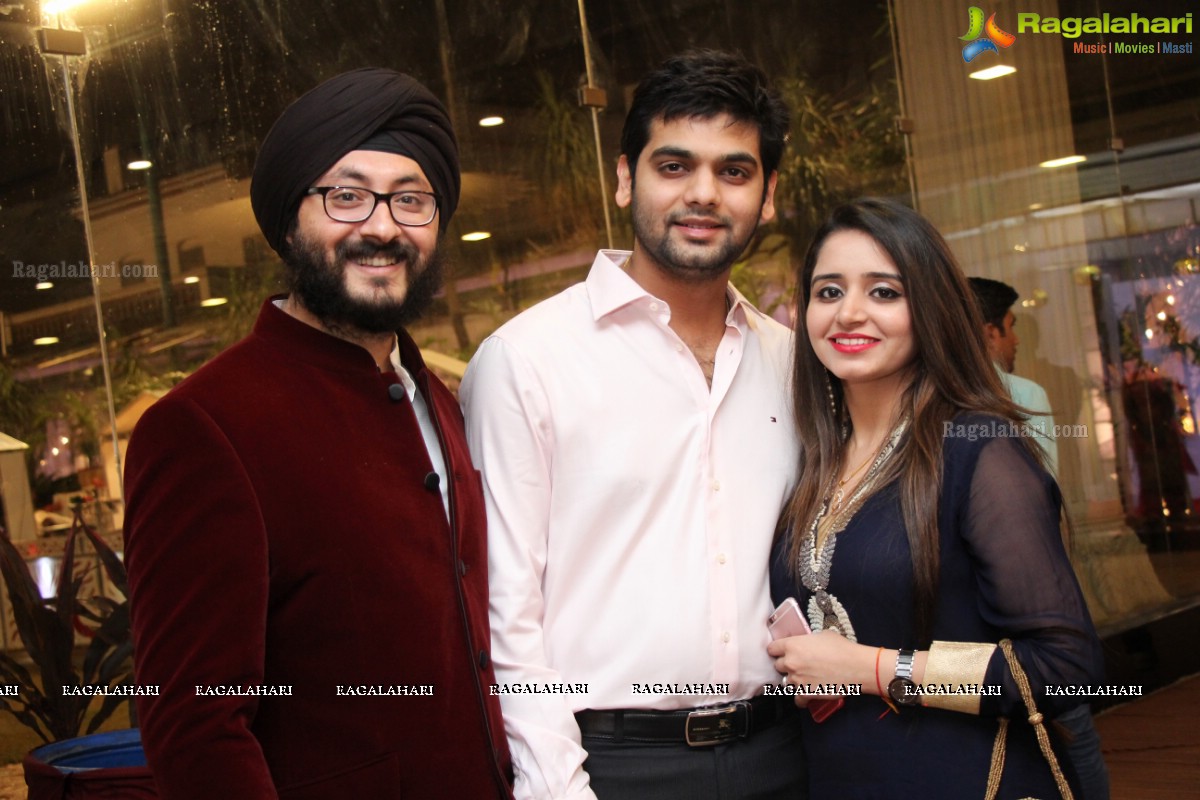 The Ring Ceremony of Gupreet Singh and Ishmeet Kaur at Classic Garden, Secunderabad