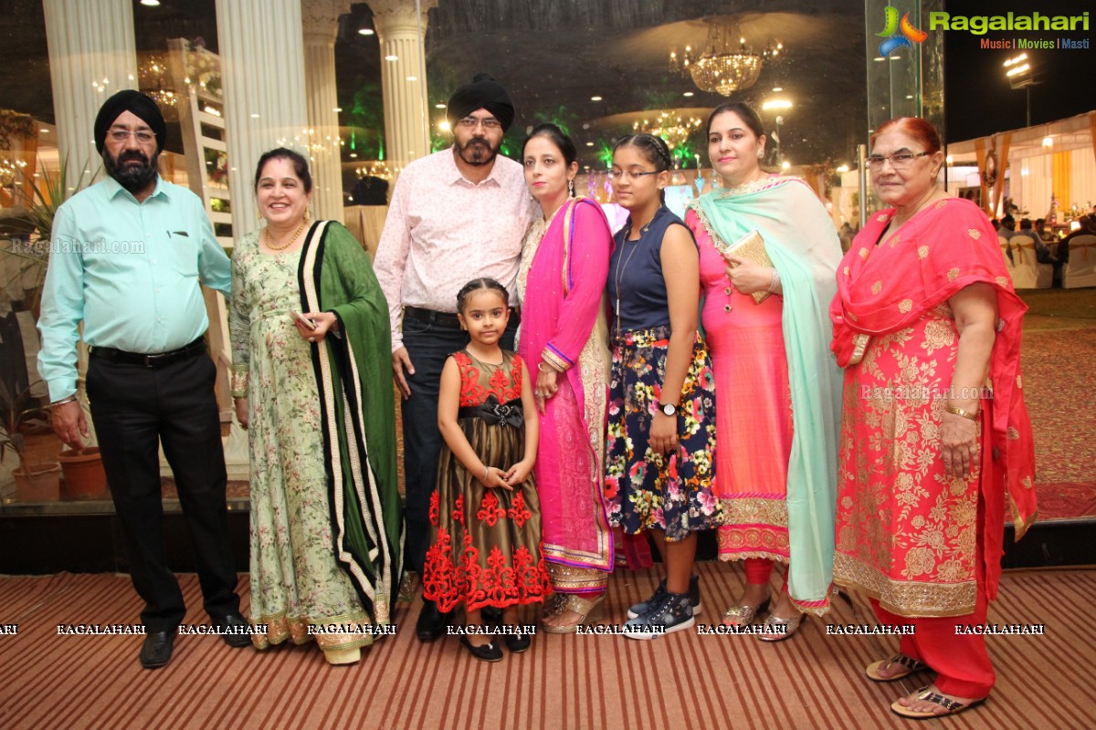 The Ring Ceremony of Gupreet Singh and Ishmeet Kaur at Classic Garden, Secunderabad