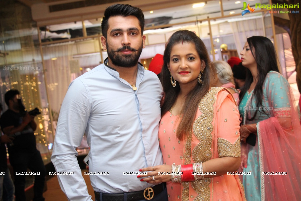 The Ring Ceremony of Gupreet Singh and Ishmeet Kaur at Classic Garden, Secunderabad