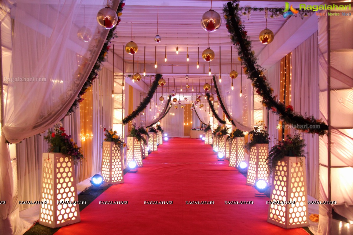 The Ring Ceremony of Gupreet Singh and Ishmeet Kaur at Classic Garden, Secunderabad