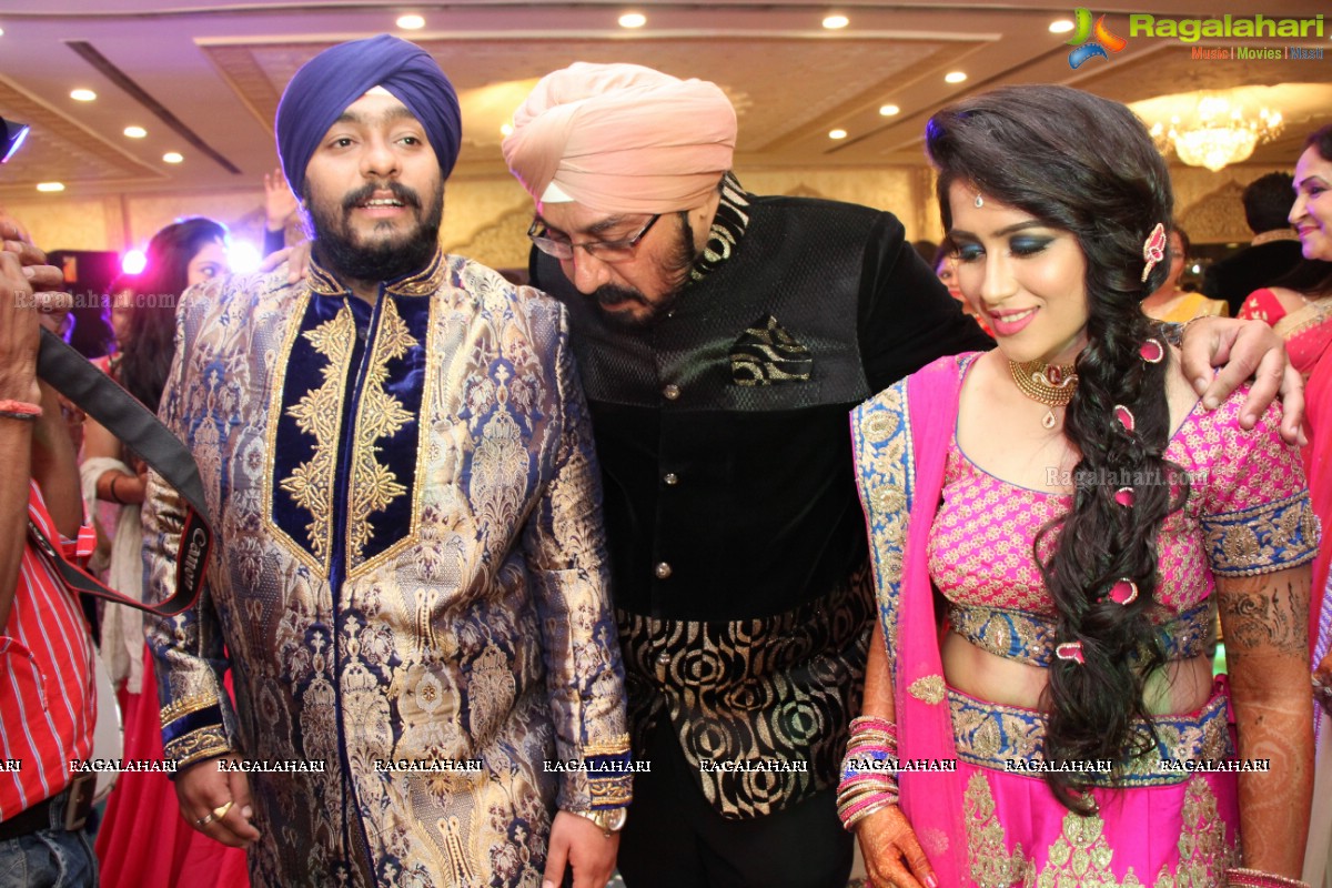 The Ring Ceremony of Gupreet Singh and Ishmeet Kaur at Classic Garden, Secunderabad