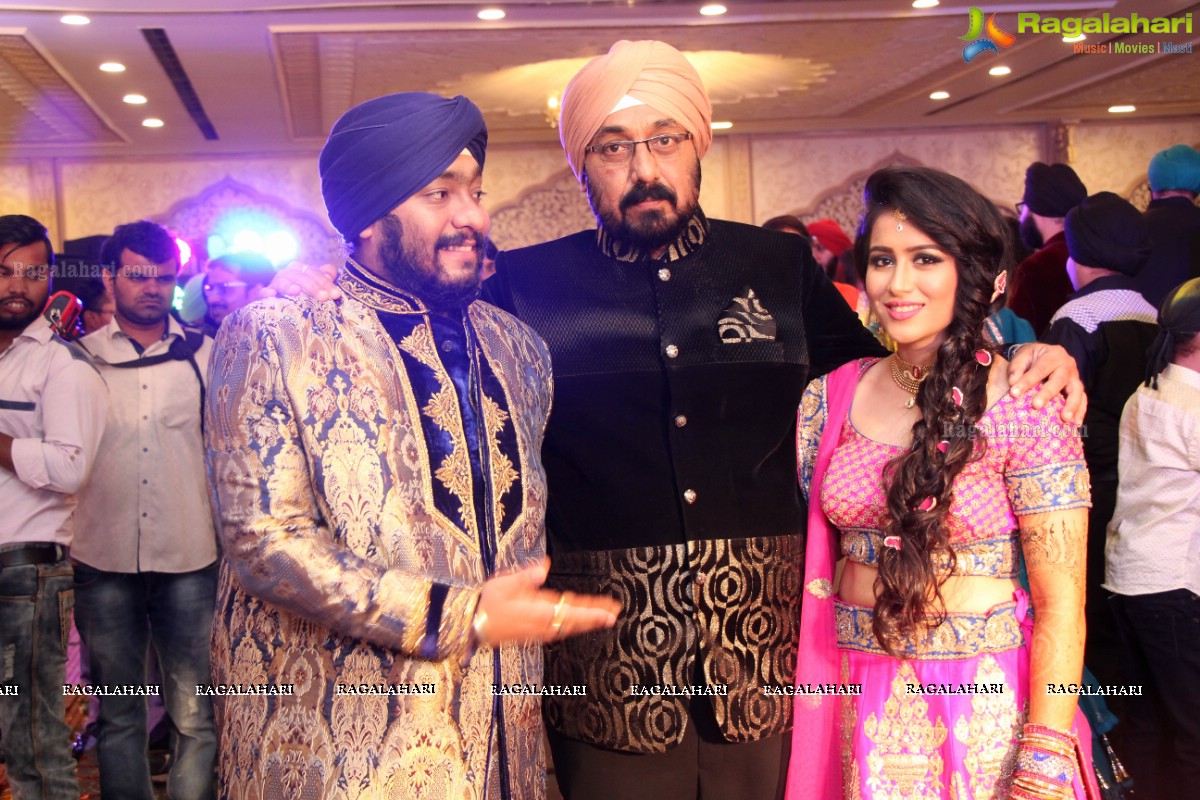 The Ring Ceremony of Gupreet Singh and Ishmeet Kaur at Classic Garden, Secunderabad