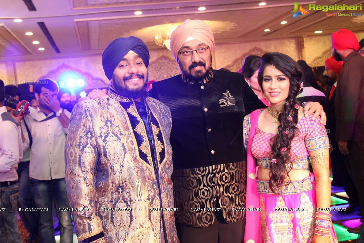 The Ring Ceremony of Gupreet Singh and Ishmeet Kaur at Classic Garden, Secunderabad