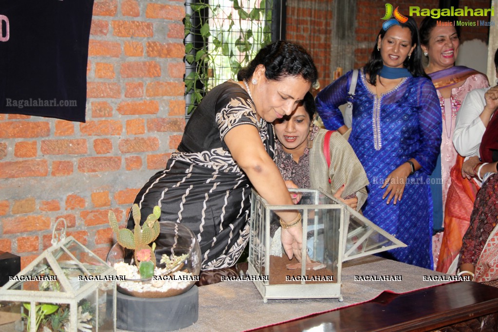 Ikebana International Demonstration on Terrarium and Ikebana Landscape Arrangements