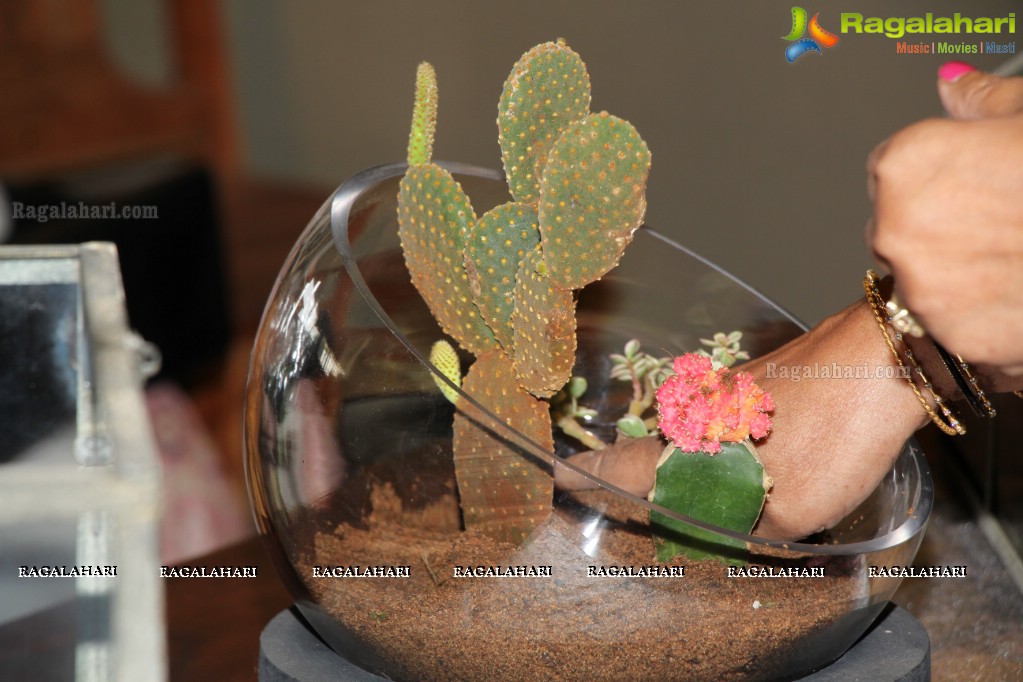 Ikebana International Demonstration on Terrarium and Ikebana Landscape Arrangements