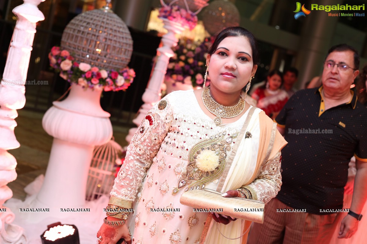 Grand Wedding Reception of Jayesh Mulani-Sonu Khitri at HICC, Novotel, Hyderabad