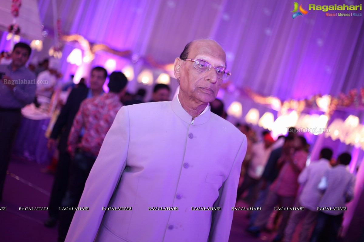 Grand Wedding Reception of Jayesh Mulani-Sonu Khitri at HICC, Novotel, Hyderabad