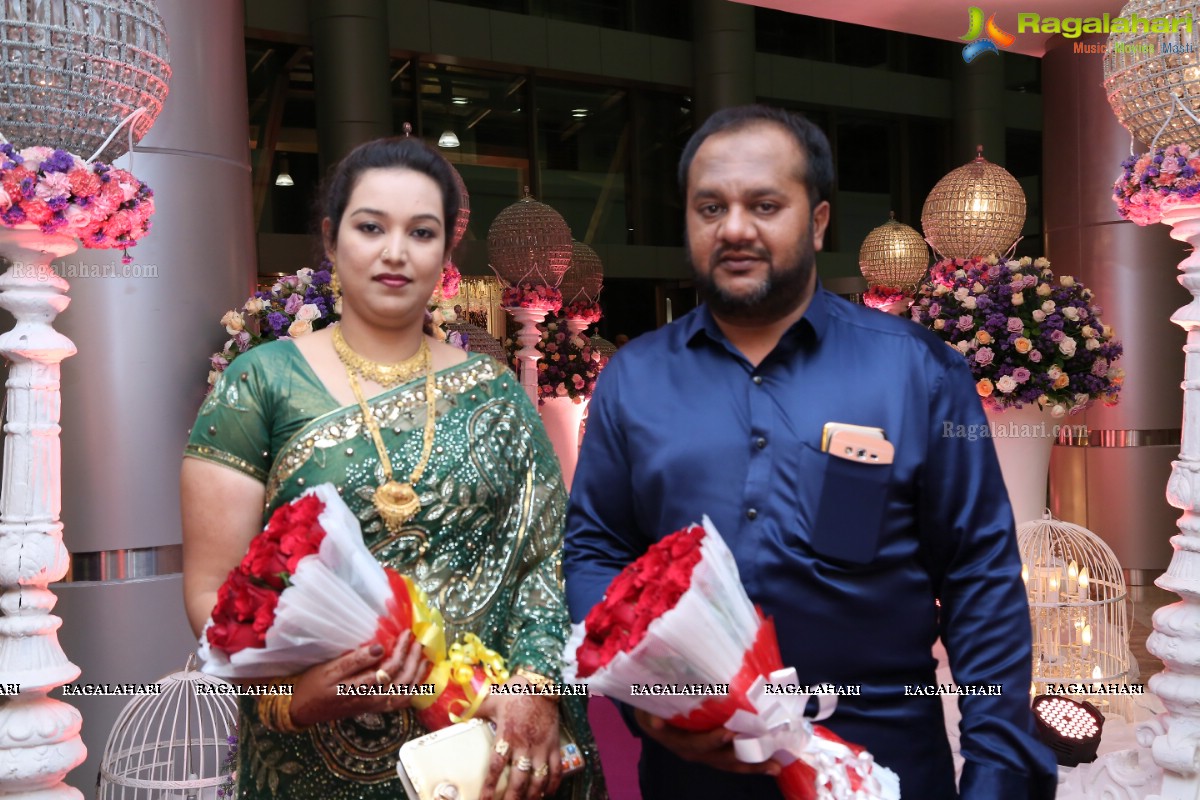 Grand Wedding Reception of Jayesh Mulani-Sonu Khitri at HICC, Novotel, Hyderabad