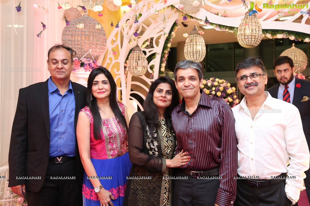 Grand Wedding Reception of Jayesh Mulani-Sonu Khitri at HICC, Novotel, Hyderabad