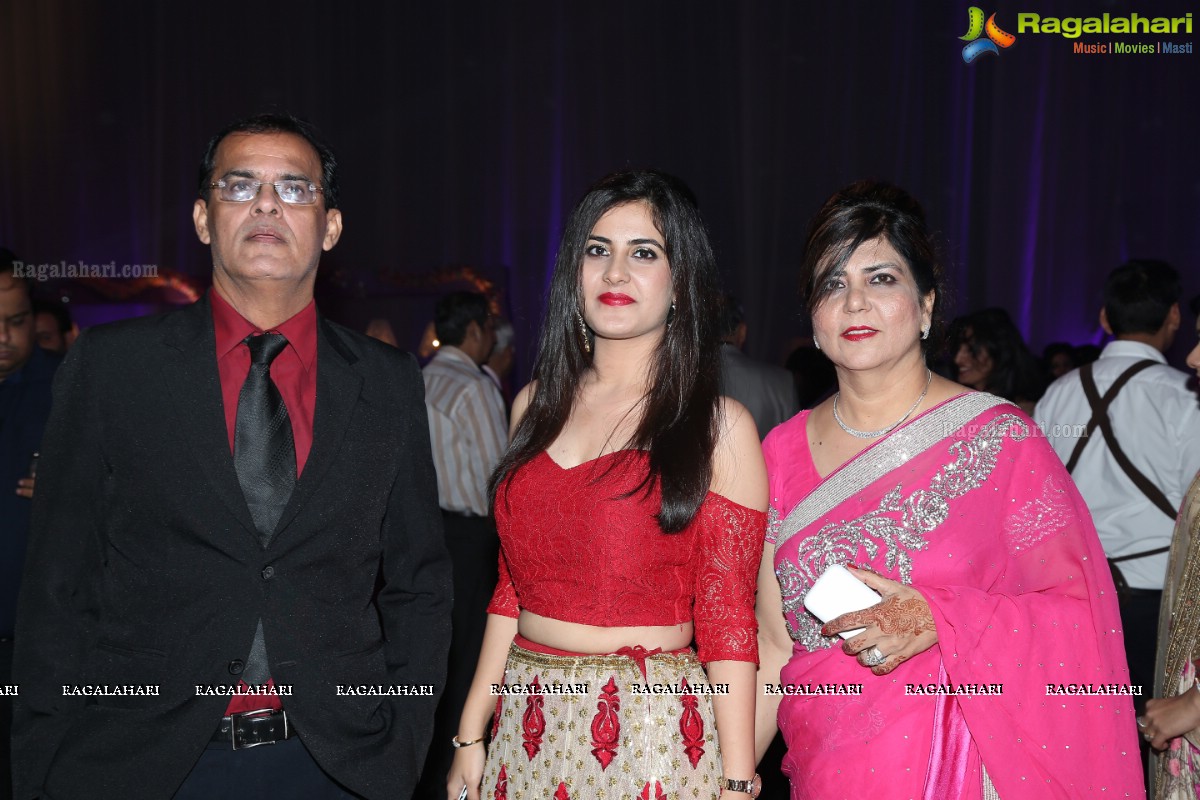 Grand Wedding Reception of Jayesh Mulani-Sonu Khitri at HICC, Novotel, Hyderabad