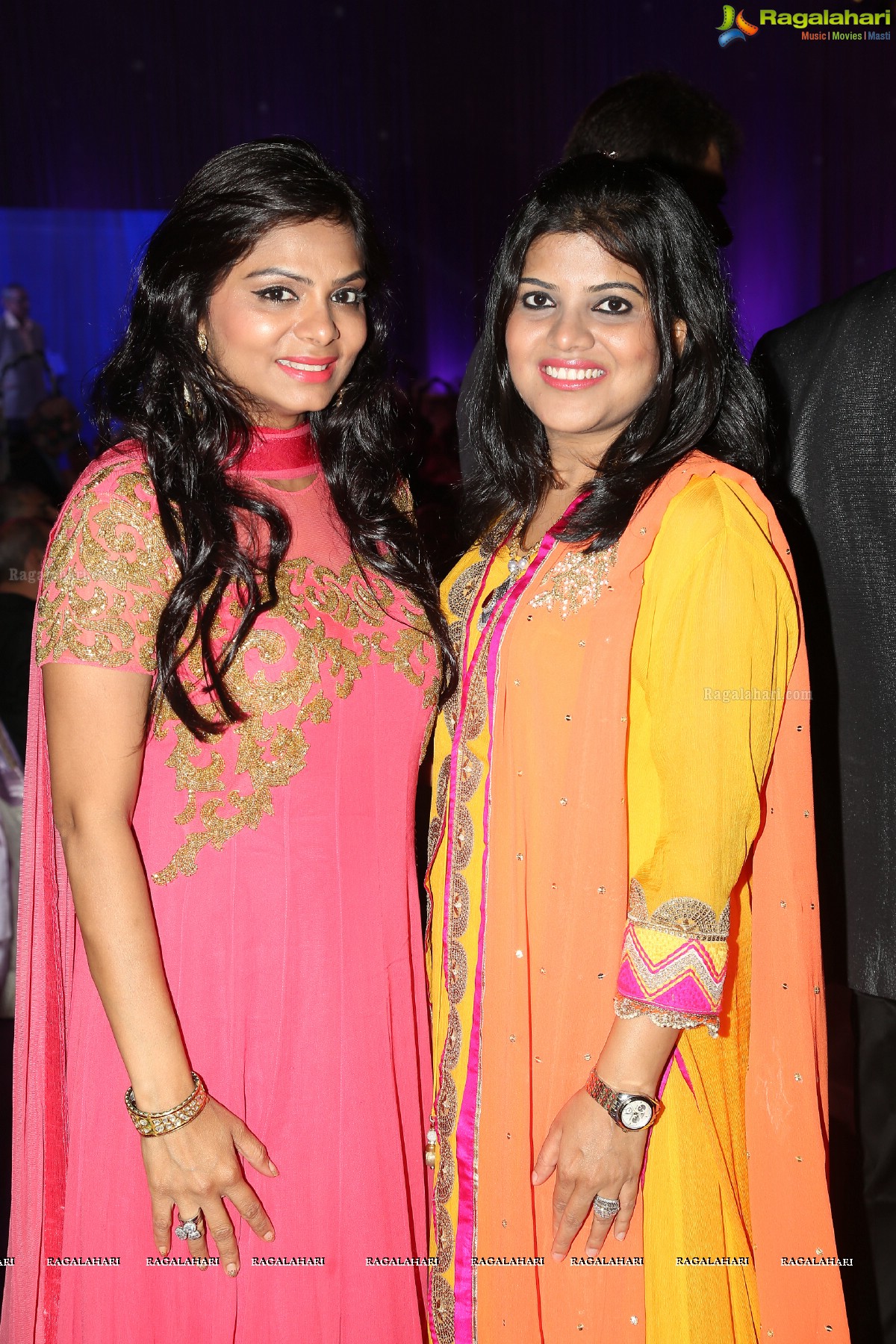 Grand Wedding Reception of Jayesh Mulani-Sonu Khitri at HICC, Novotel, Hyderabad