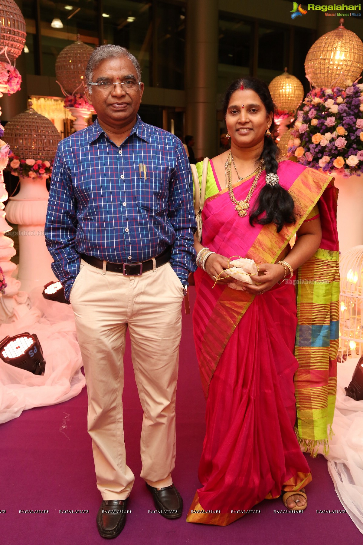 Grand Wedding Reception of Jayesh Mulani-Sonu Khitri at HICC, Novotel, Hyderabad