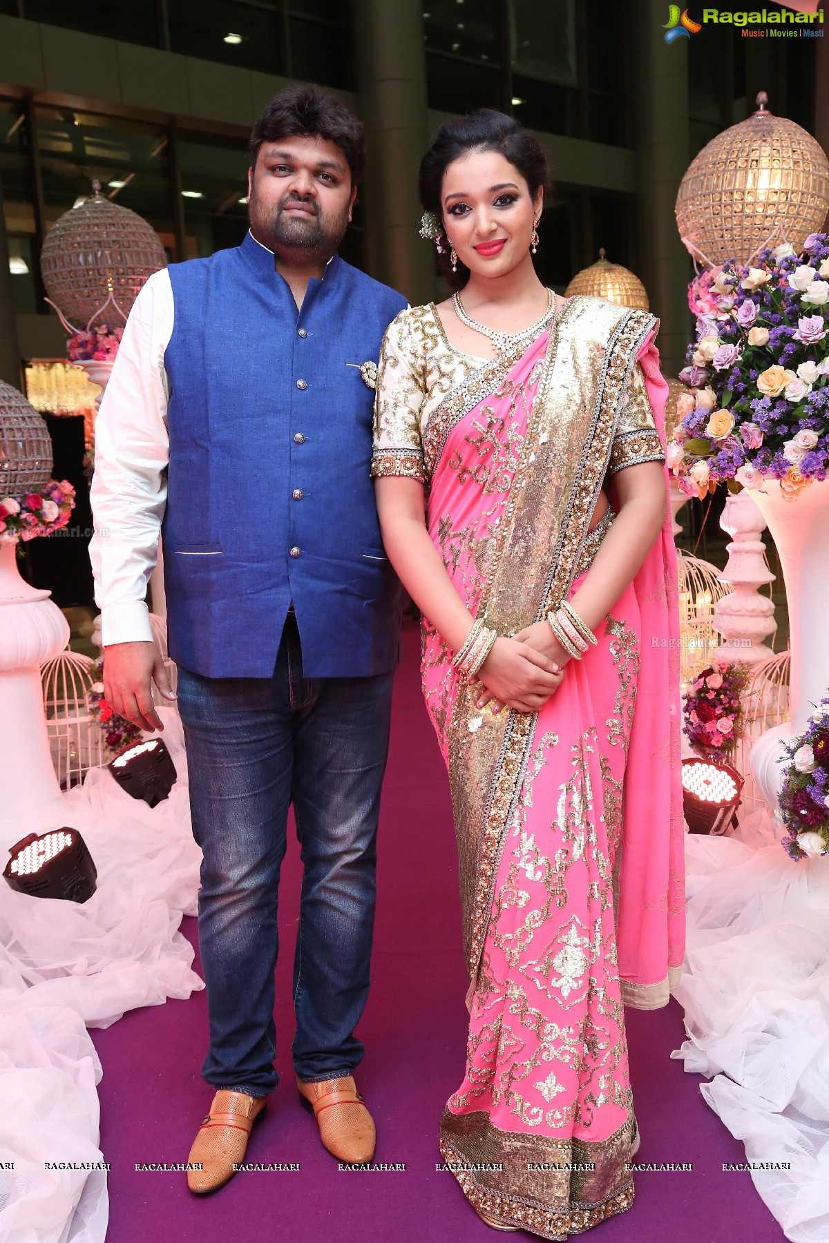 Grand Wedding Reception of Jayesh Mulani-Sonu Khitri at HICC, Novotel, Hyderabad