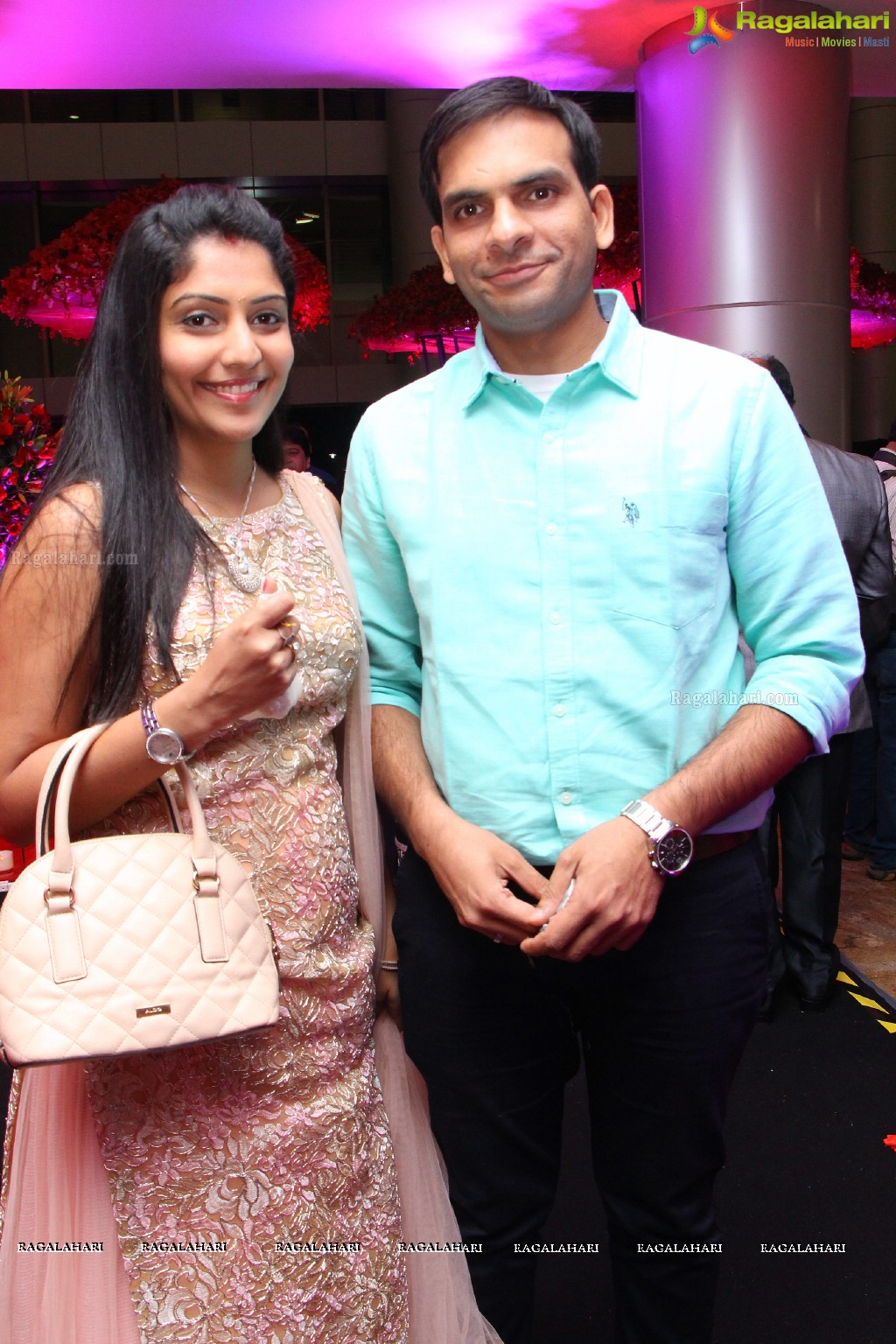 The Ring Ceremony of Jayesh and Sonu at HICC, Novotel, Hyderabad