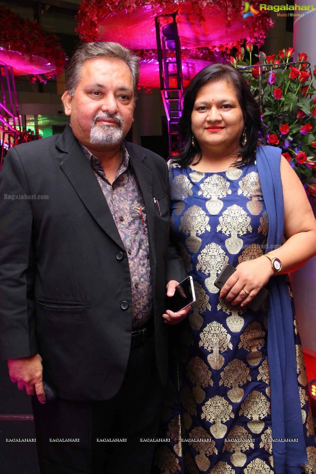 The Ring Ceremony of Jayesh and Sonu at HICC, Novotel, Hyderabad